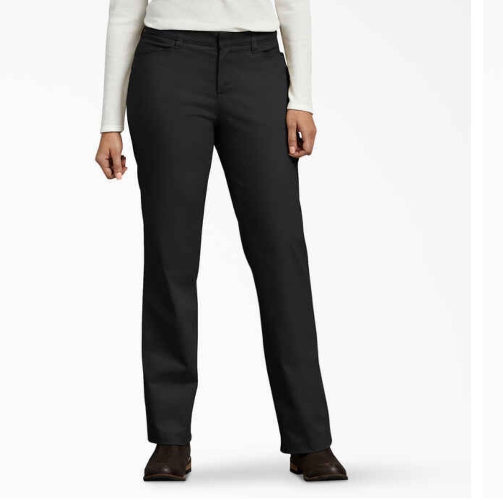 Dickies Women’s Flex Twill Pant Curvy Fit Straight Leg